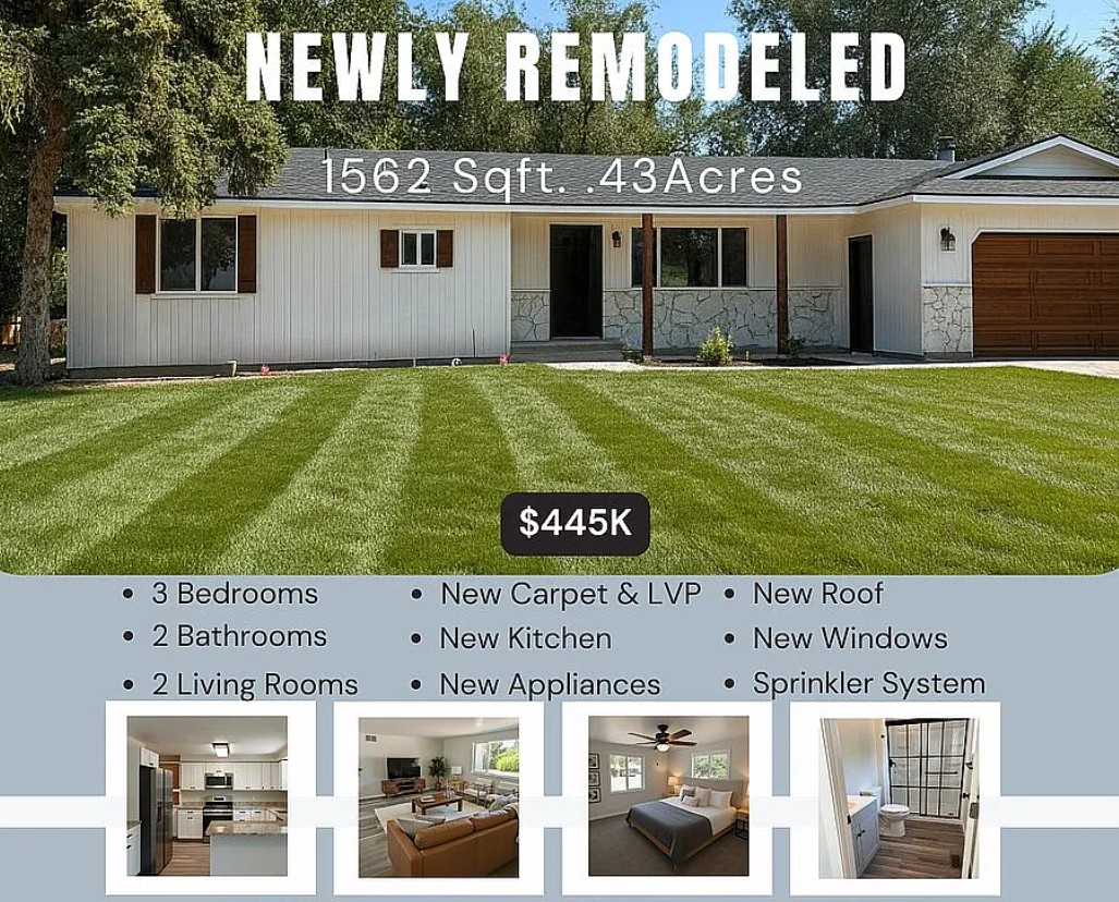 3 Bedroom House For Sale By Owner in Caldwell, ID
