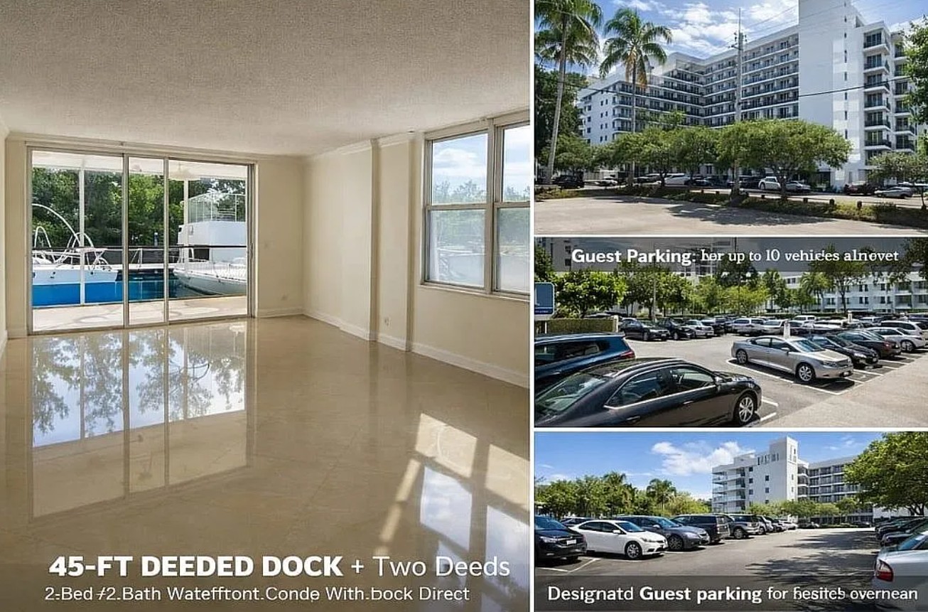 Condo With Boat Slip FSBO in North Miami Beach, FL 