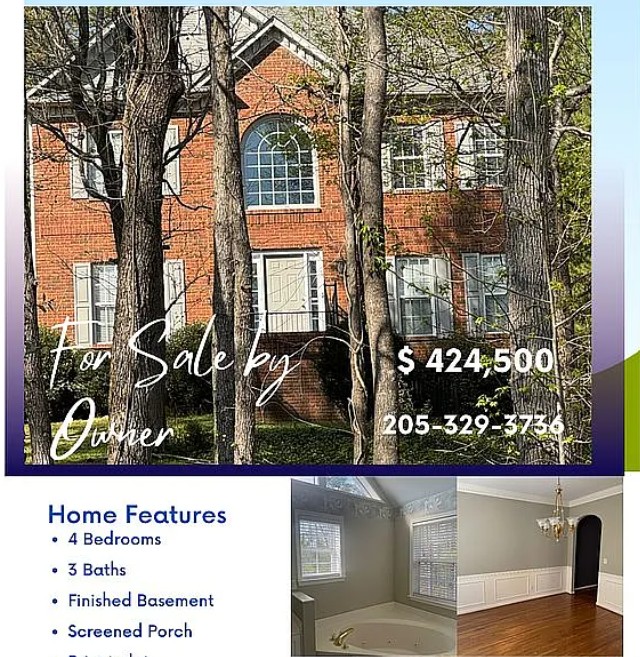 4 Bedroom House For Sale By Owner in Pelham, AL